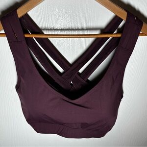 💰3 for $30 💰 Women’s Strappy Merlot Sports Bra (XXL, no brand)